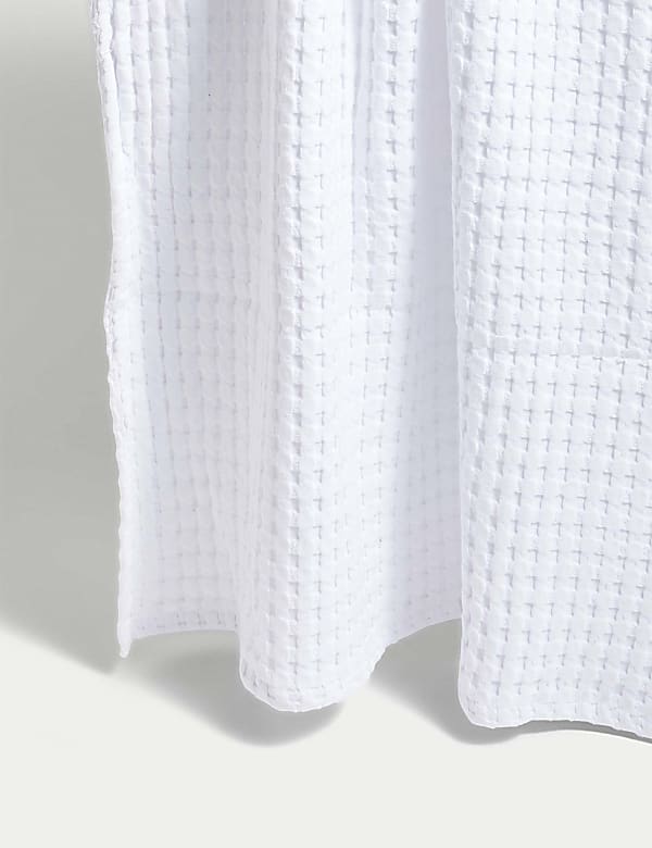 Pure Cotton Large Waffle Throw - JO