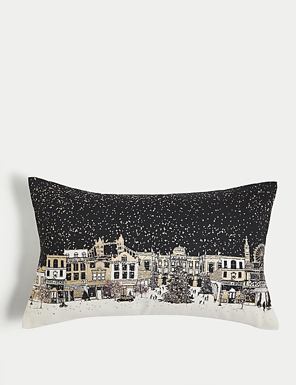 Pure Cotton London Townhouse Bolster Cushion Cushions M&S RS