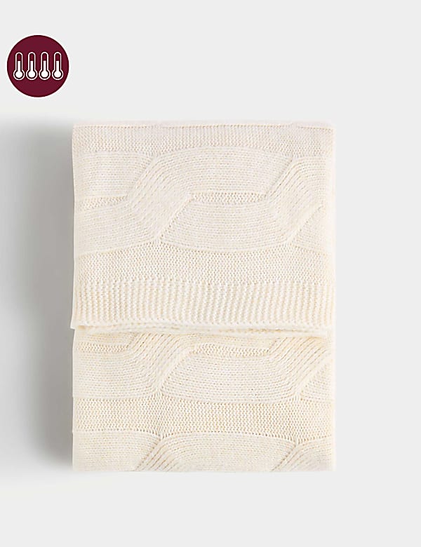 Cable Knit Throw Throws M S ES
