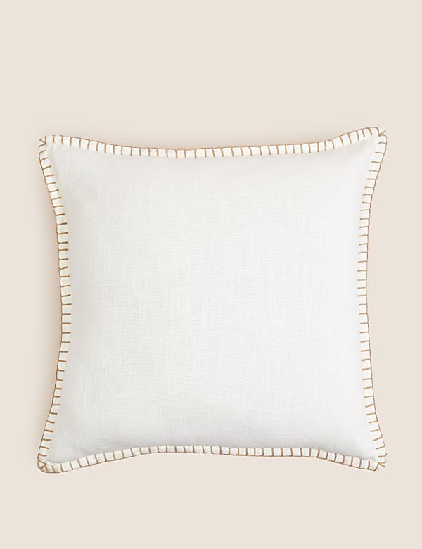 Pure Cotton Blanket Stitched Cushion - CY