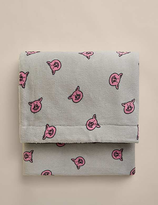 Percy Borg Fleece Throw - DK