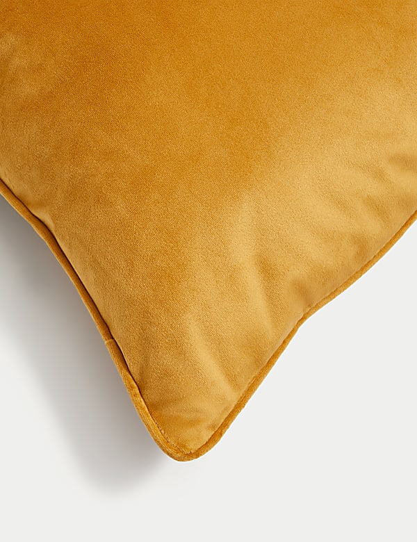 Velvet Piped Bolster Cushion - GR