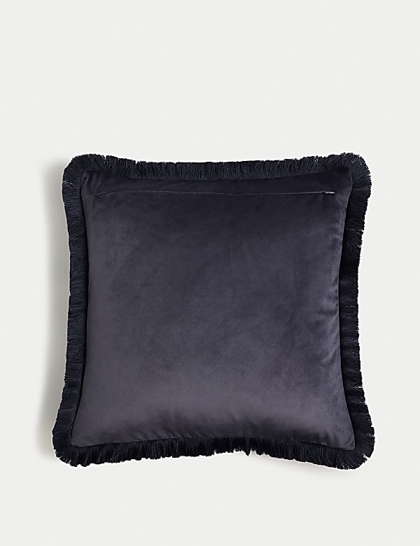 Velvet Floral Cushion - NZ