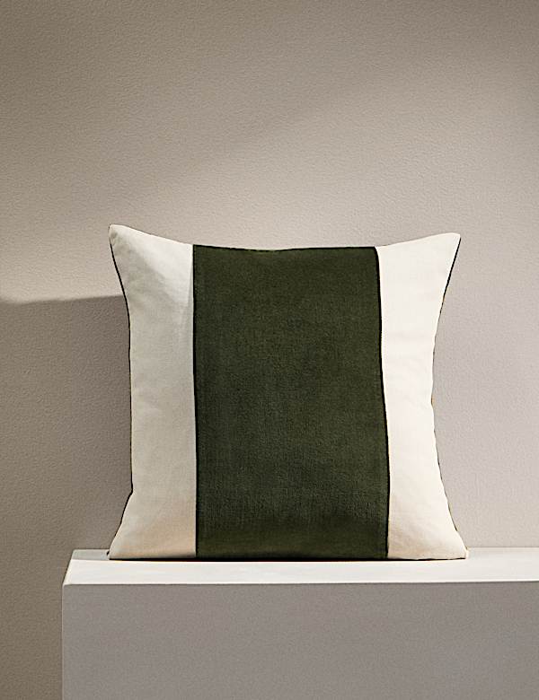 Pure Cotton Band Cushion - EE