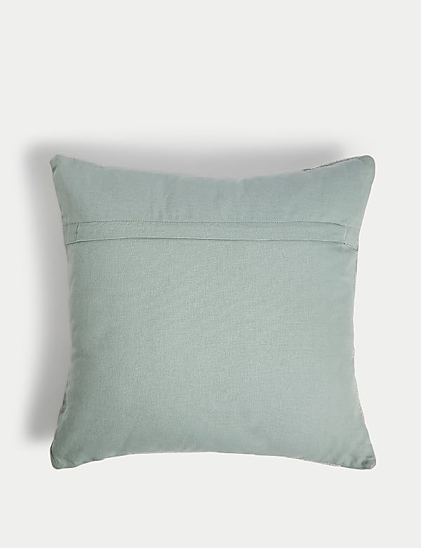 Pure Cotton Swirl Embroidered Cushion - FR