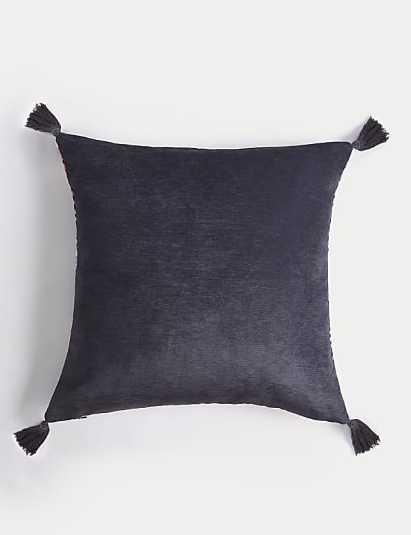 Chenille-Kissen mit Leopardenprint - DE