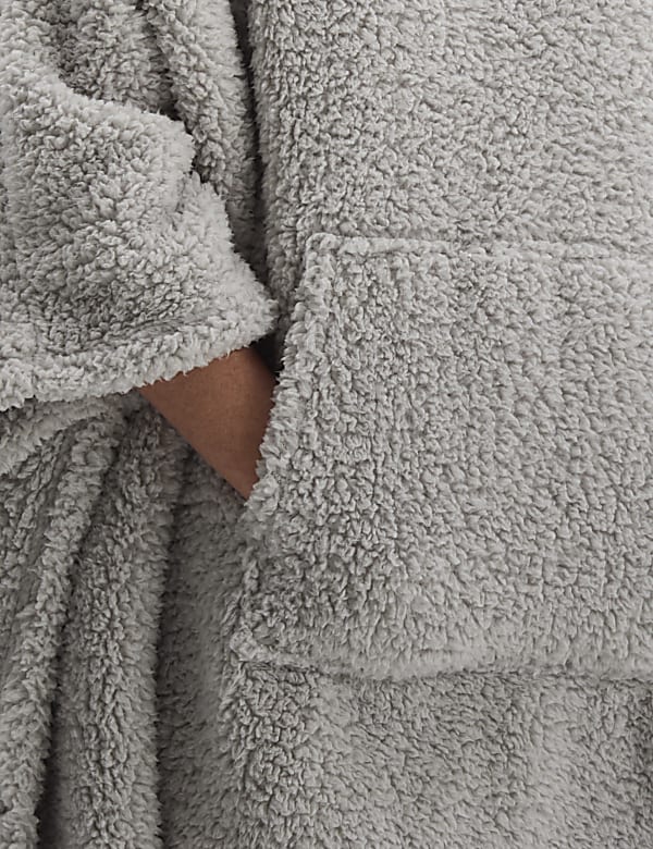 Teddy Fleece Hooded Blanket - US