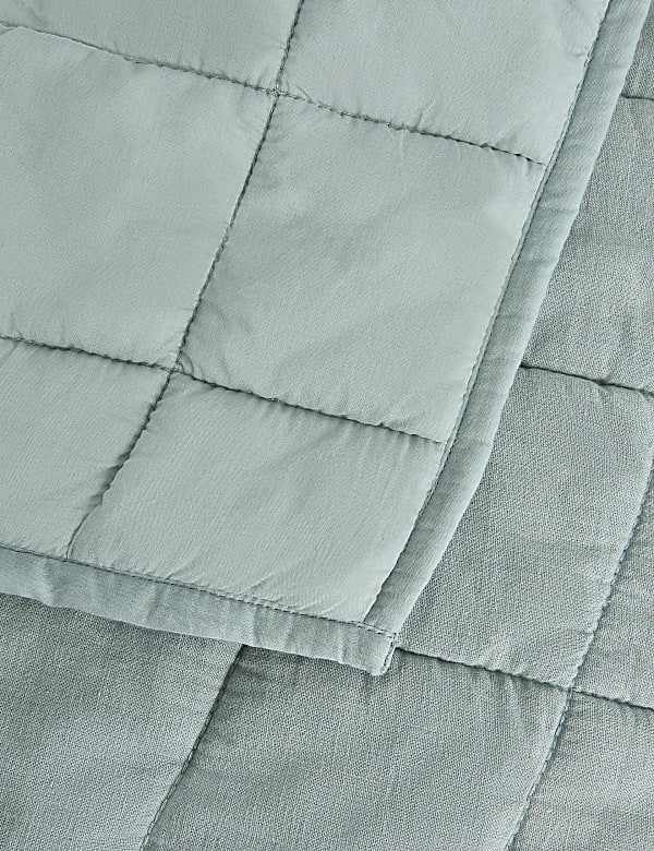 Cotton Rich Quilted Throw - DK