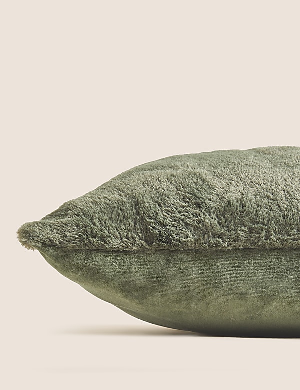 Supersoft Faux Fur Cushion - US