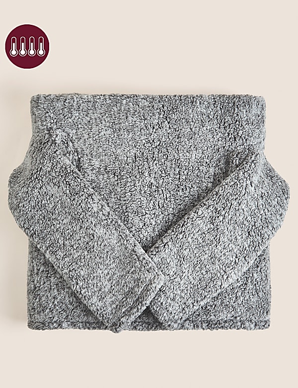 Teddy Fleece Sleeved Blanket Throws M S FI