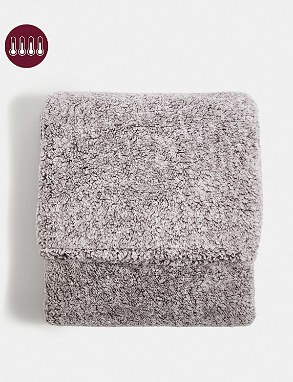 Teddy Fleece Plain Throw - TW