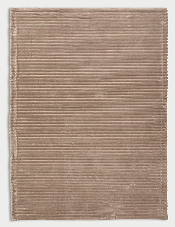 Ribbed Fleece Throw - MX