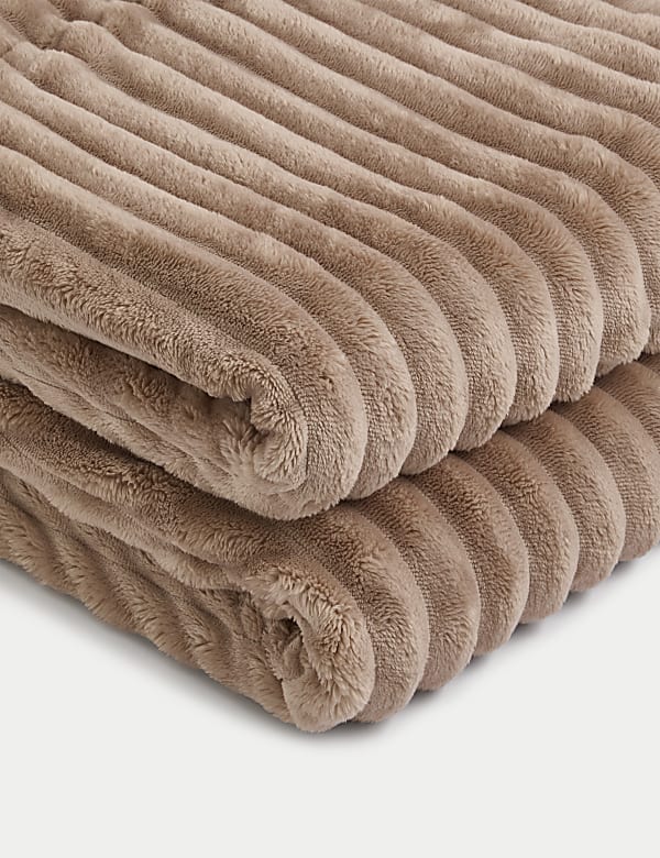 Ribbed Fleece Throw - MX