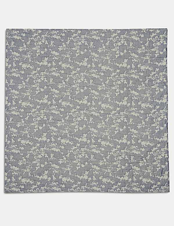 Parure de lit 100 % coton gaze à motif fleur de cerisier - CA