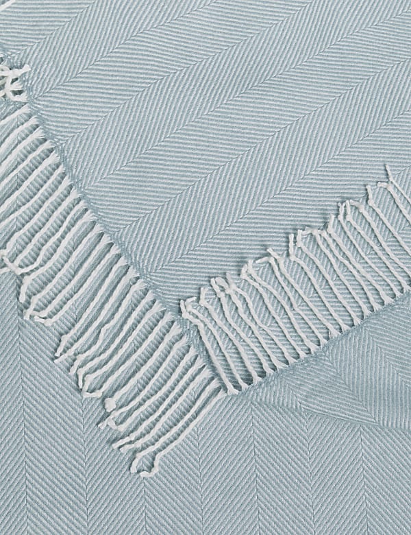 Sprei met visgraatmotief - BE