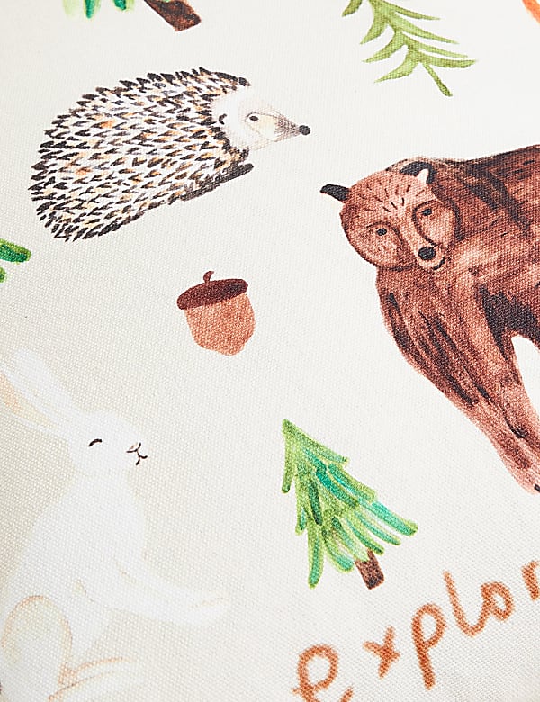 Pure Cotton Woodland Cushion