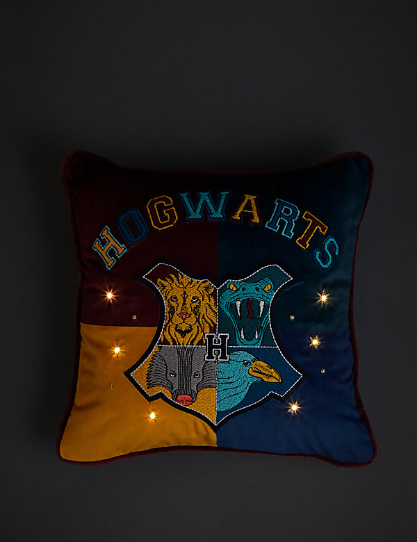 Buy Velvet Harry Potter Light Up Cushion at Marks Spencer