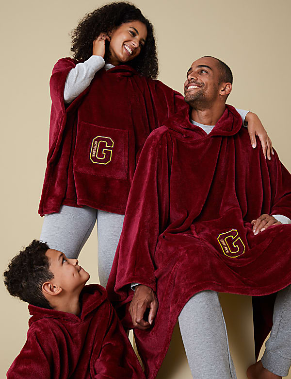 Buy Harry Potter Gryffindor Hooded Blanket at Marks Spencer
