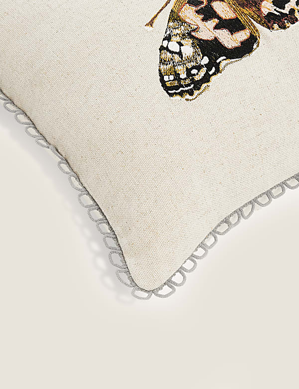 Mini Butterfly Embroidered Cushion