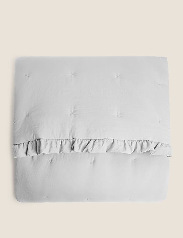 Washed Quilted Bedspread - JE