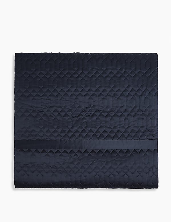 Satin Quilted Throw - RS
