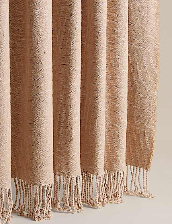 Cotton Rich Geometric Throw - CH