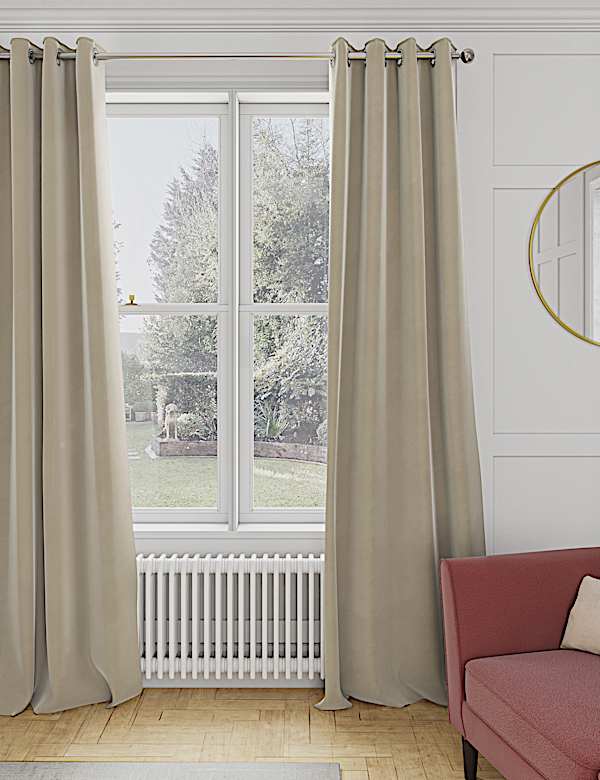 Velvet Eyelet Curtains - HU