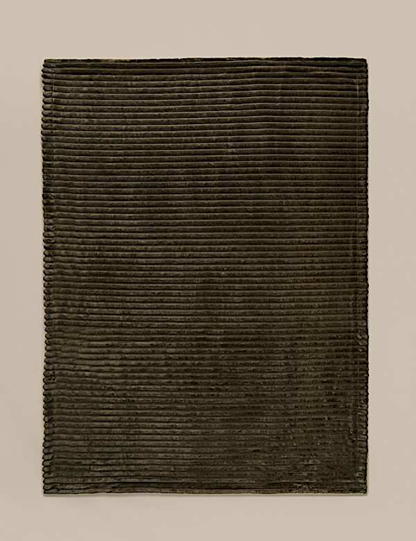 Fleece Ribbed Throw - US