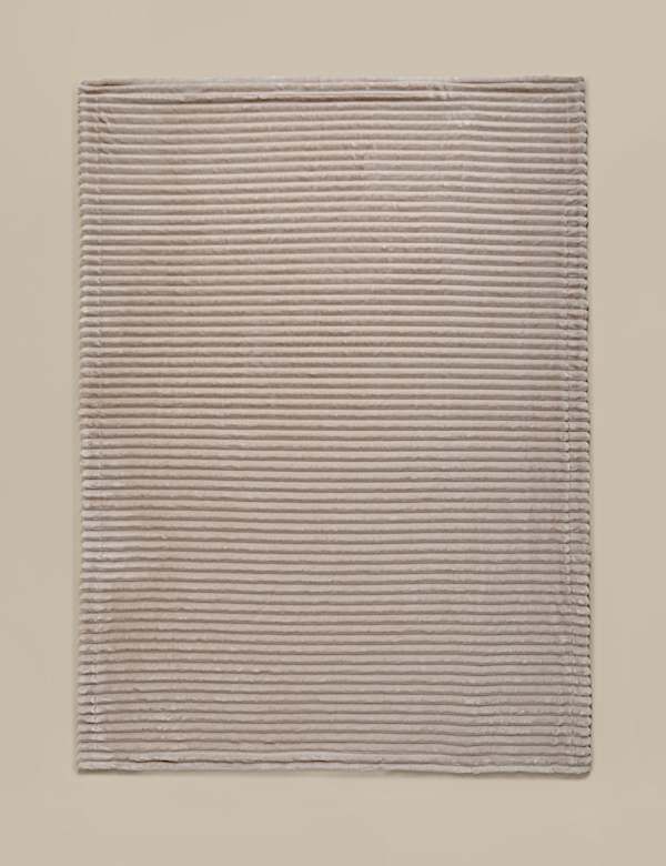Fleece Ribbed Throw - CH