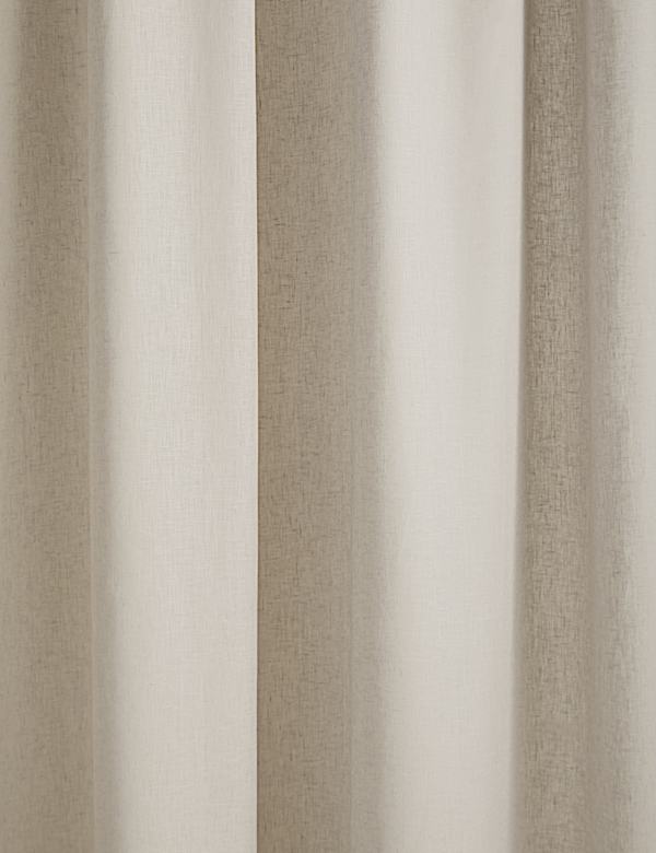 Sheer Linen Tab Top Curtains - UA