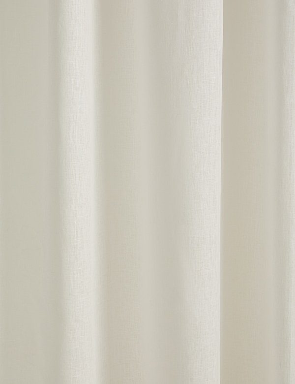 Sheer Linen Tab Top Curtains - SK
