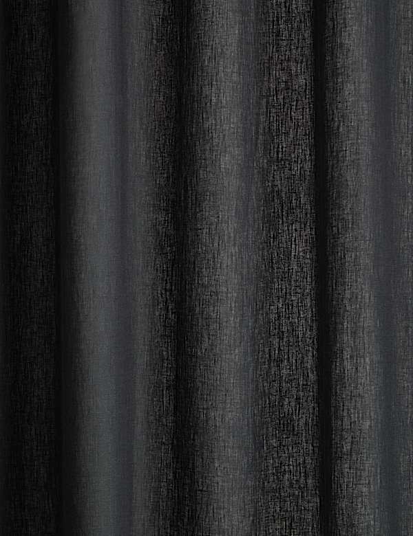 Cortinas de lino transparentes con trabillas en la parte superior - US