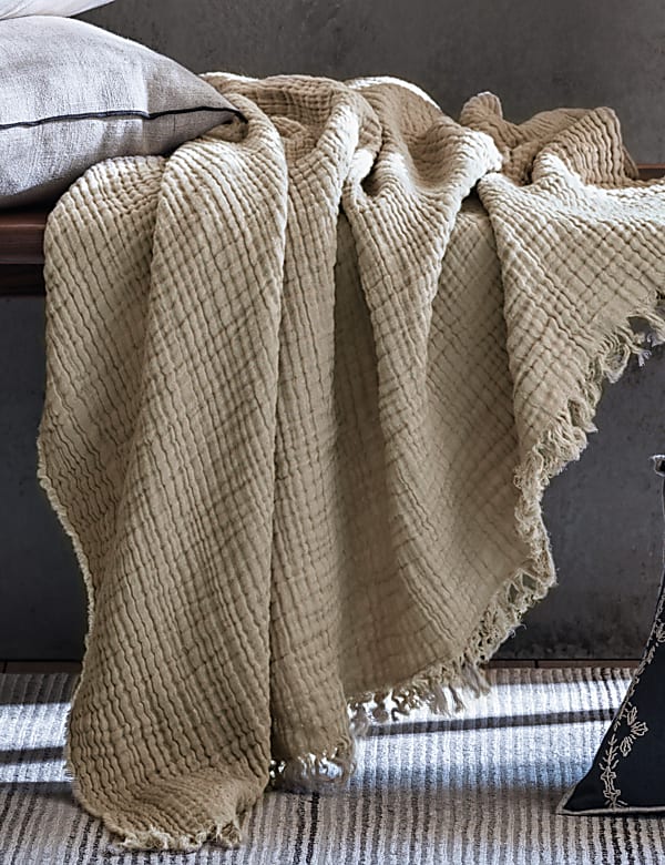 Paris Collection Pure Cotton Throw - GR