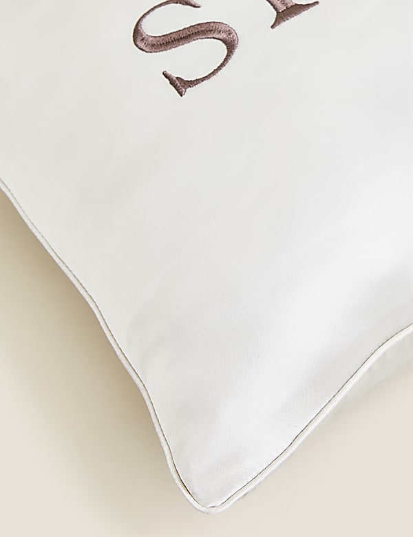 Polochon en soie brod&eacute;e - CA