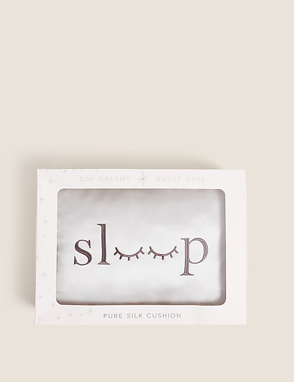 Polochon en soie brod&eacute;e - CA