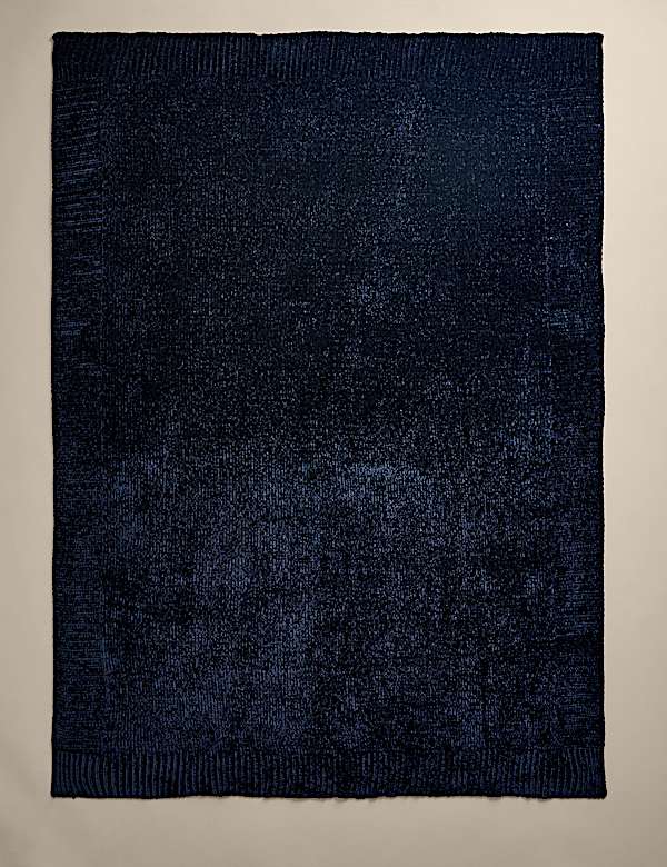 Chenille Knitted Throw - BN