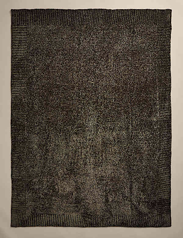 Chenille Knitted Throw - CA
