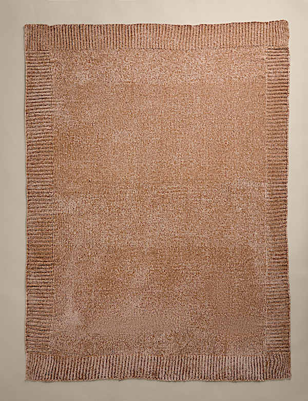Chenille Knitted Throw - NO
