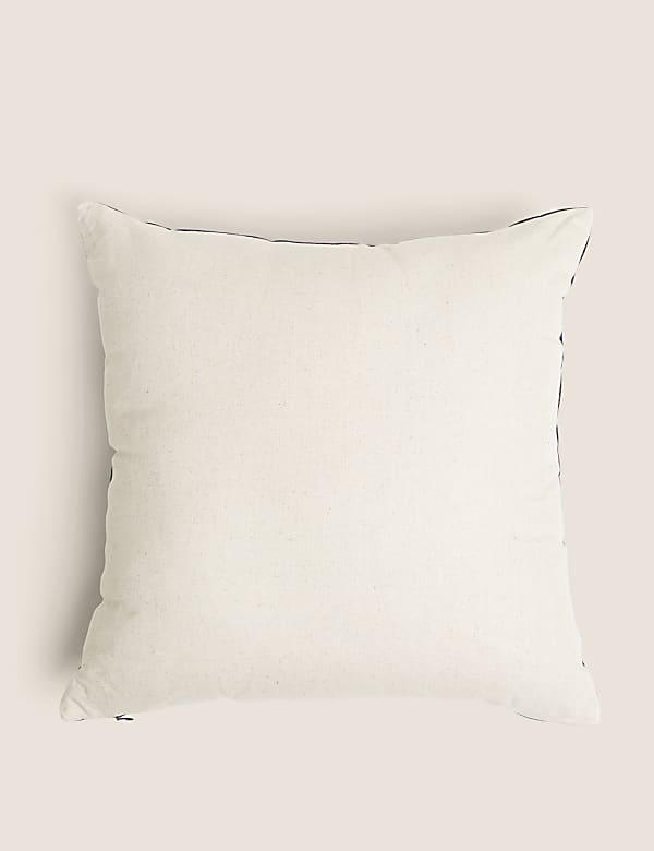 Velvet Bee Embroidered Cushion