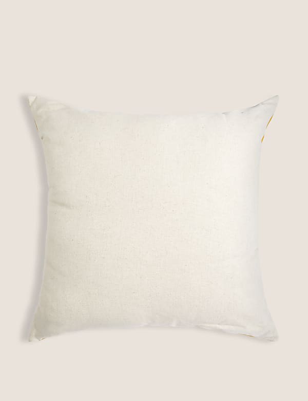 Velvet Bee Embroidered Cushion