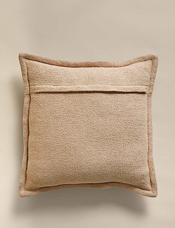 Cotton Rich Floral Embroidered Cushion - MV