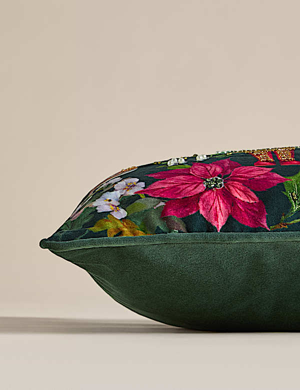 Coussin en velours à motif soldat de plomb - LU