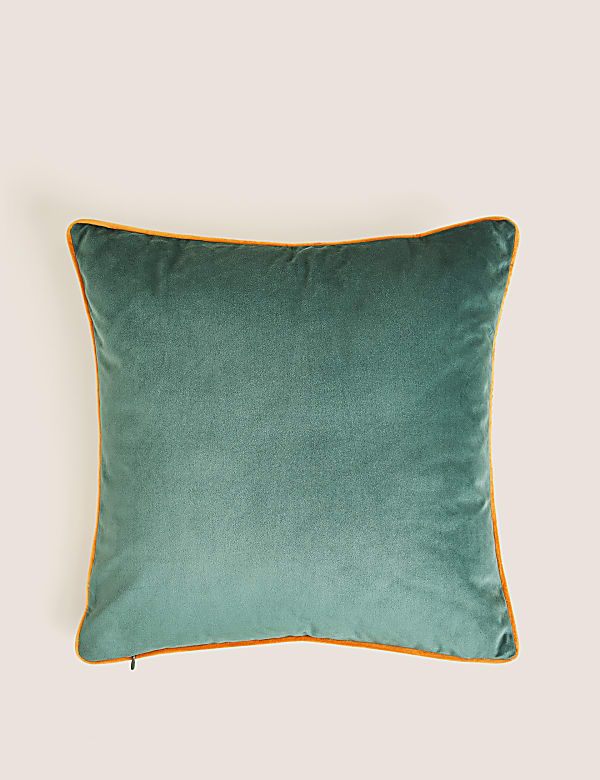 Velvet Leopard Jungle Print Cushion