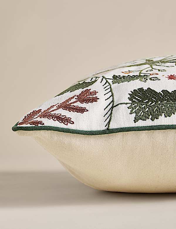 Pure Cotton Woodland Cushion - DE