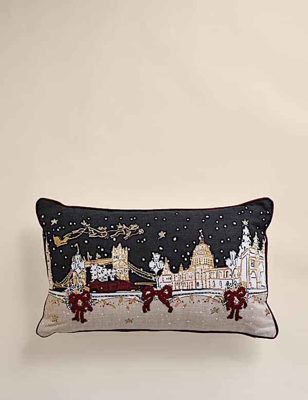 Pure Cotton Townhouse Bolster Cushion - CN