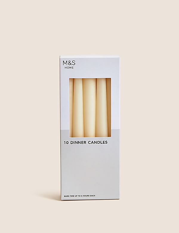 10pk Dinner Candles - BN