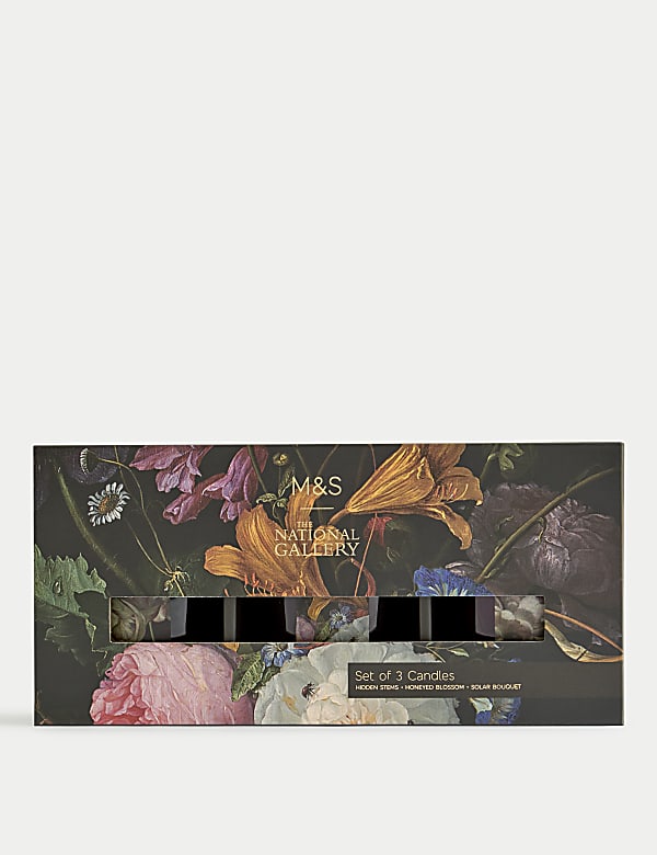 Set of 3 Dutch Florals Candle Gift Set - CA