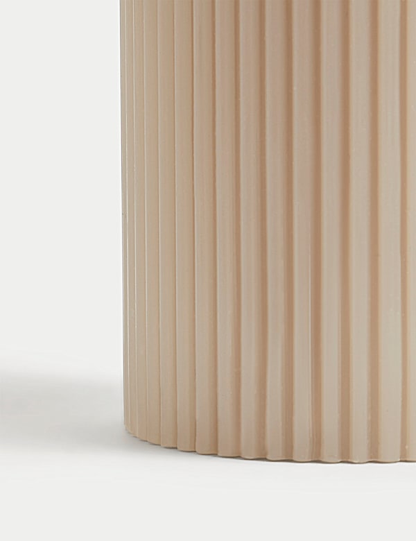 Ridged Pillar Candle - GR