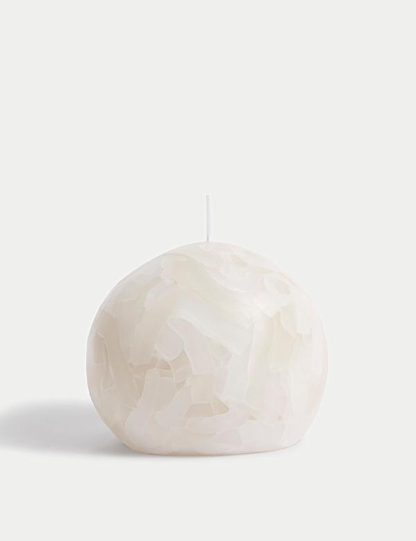 Marble Pebble Candle - AU