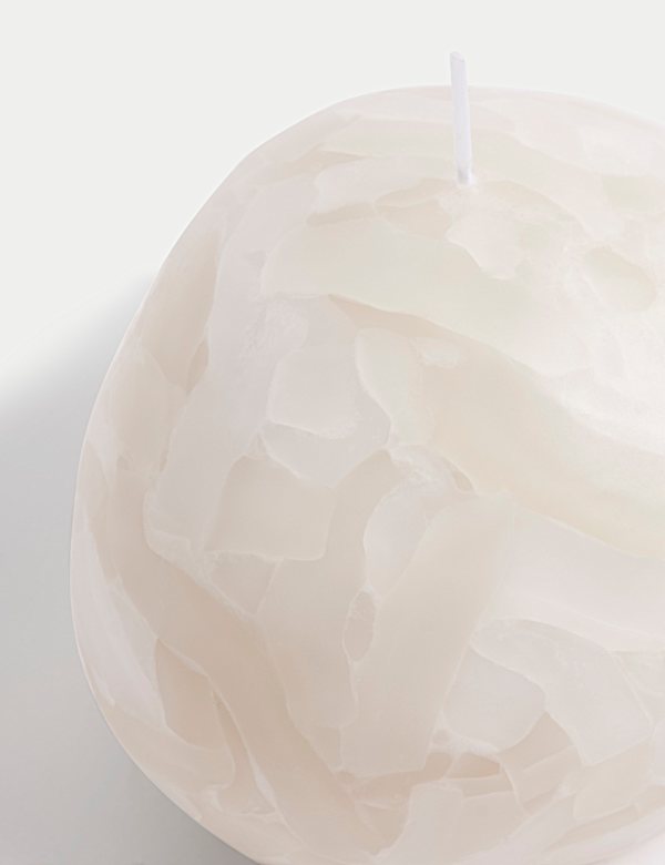 Marble Pebble Candle - GR